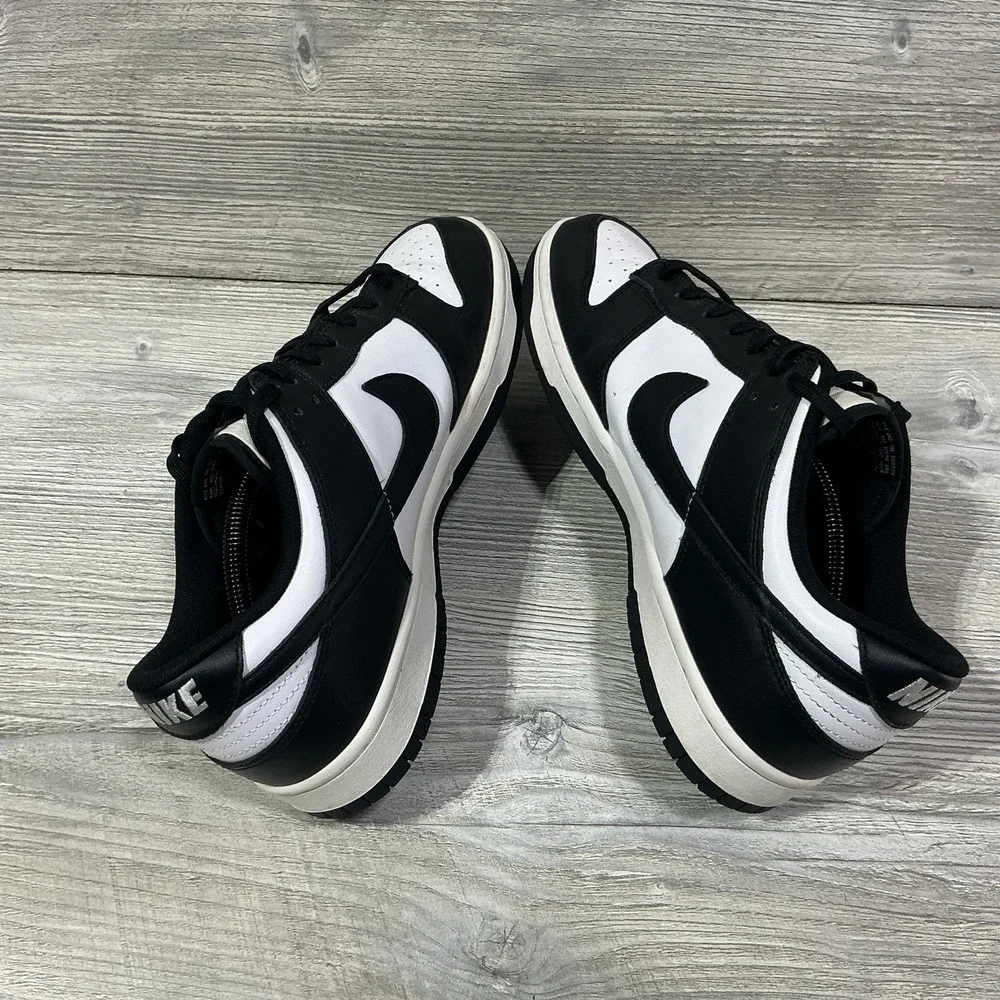 Nike Dunk Low Retro White Black Panda 2020 DD1391-100 Sneakers Shoes Men's US 12